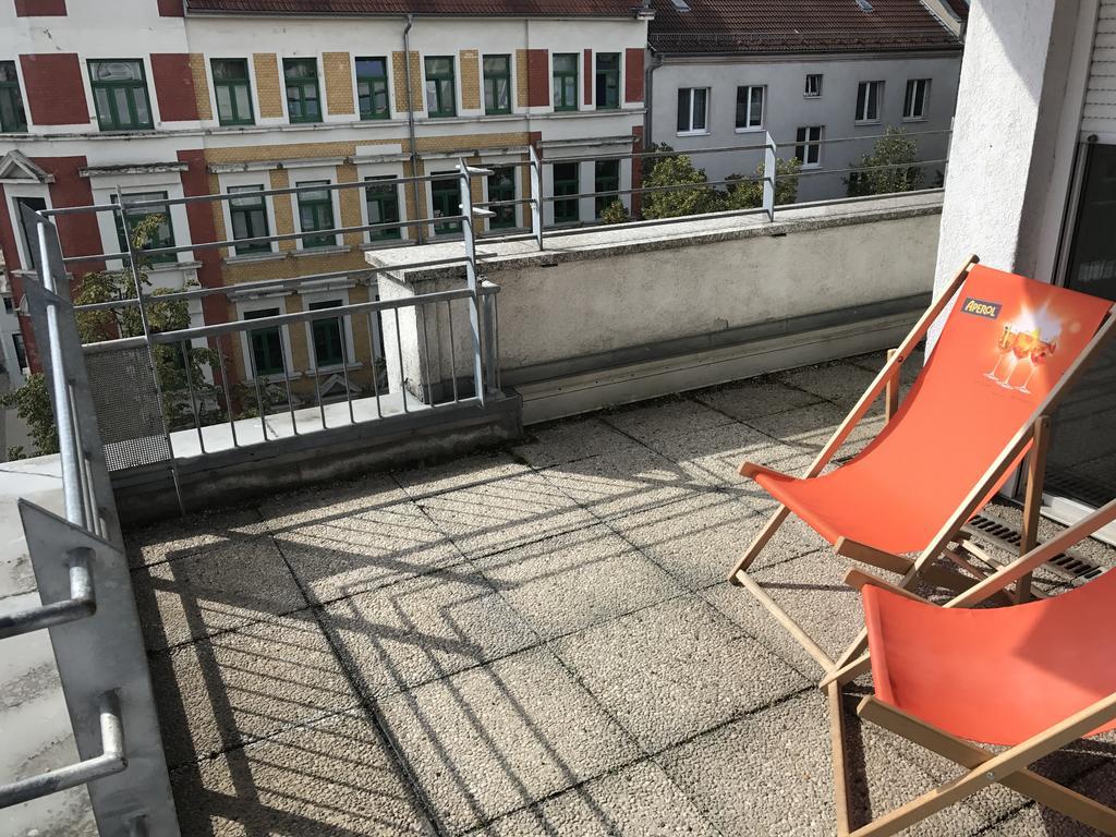 Exklusive Wohnung Mit Dachterrasse In Schleussig Лейпциг Екстер'єр фото